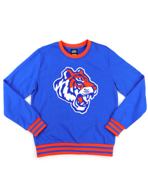 SAVANNAH STATE STRIPED RIBBING SWEATSHIRT