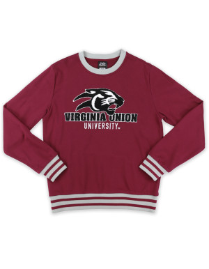 VIRGINIA UNION STRIPED RIBBING SWEATSHIRT