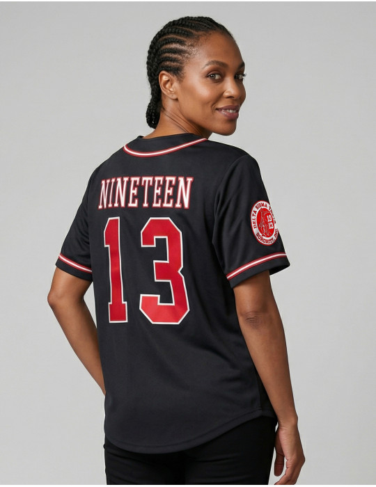 DST BASEBALL JERSEY_BLACK