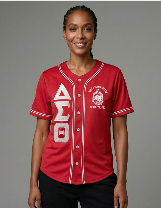 DST BASEBALL JERSEY_RED