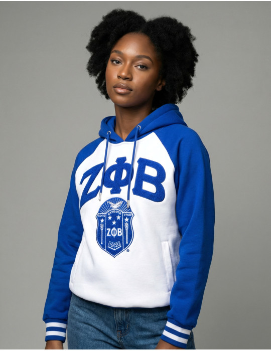 ZPB TWO-TONE PULLOVER HOODIE