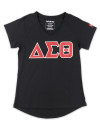 DST V-NECK TEE_BLACK
