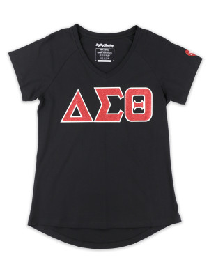 DST V-NECK TEE_BLACK