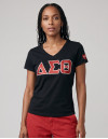 DST V-NECK TEE_BLACK