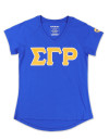 SGR V-NECK TEE_BLUE