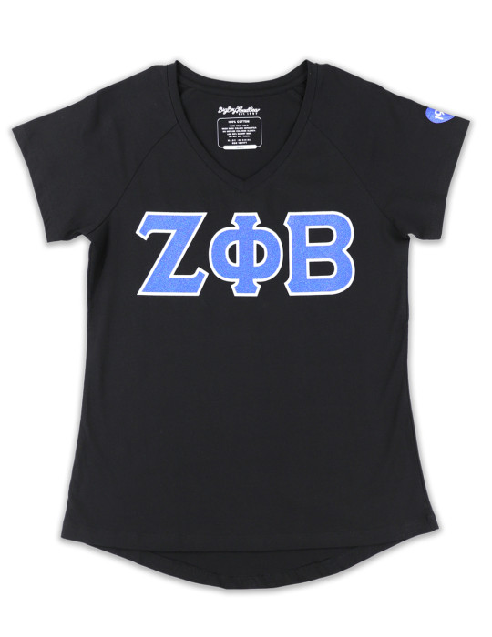 ZPB V-NECK TEE_BLACK