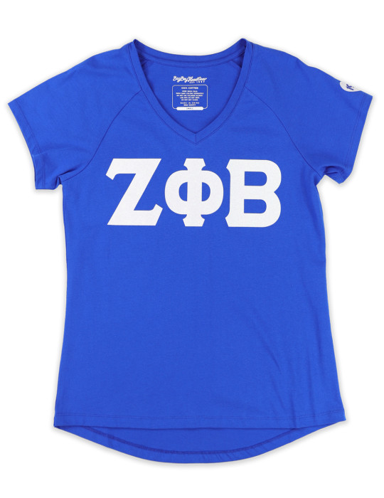 ZPB V-NECK TEE_BLUE
