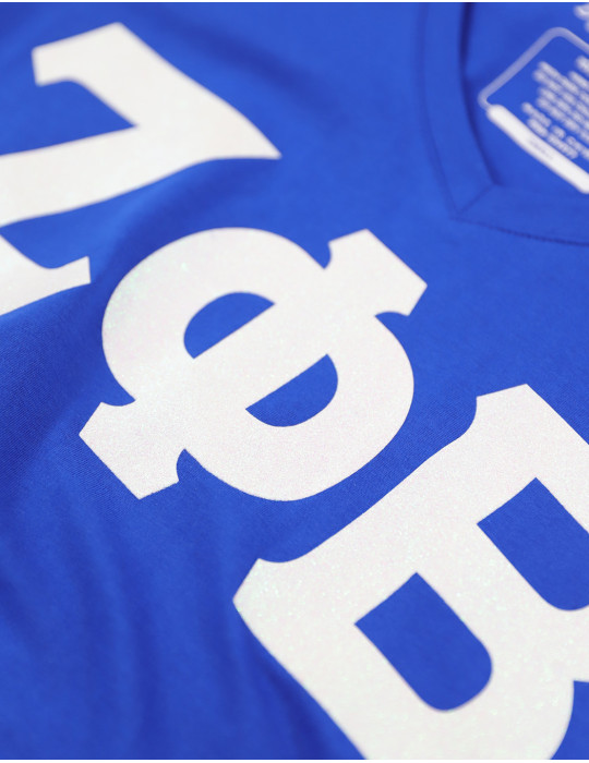ZPB V-NECK TEE_BLUE