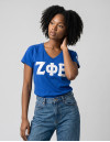 ZPB V-NECK TEE_BLUE